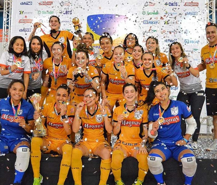 Taboão/Magnus é campeã do Paulista de Futsal Feminino e briga por título  Brasileiro no sábado, 19 - O TABOANENSE