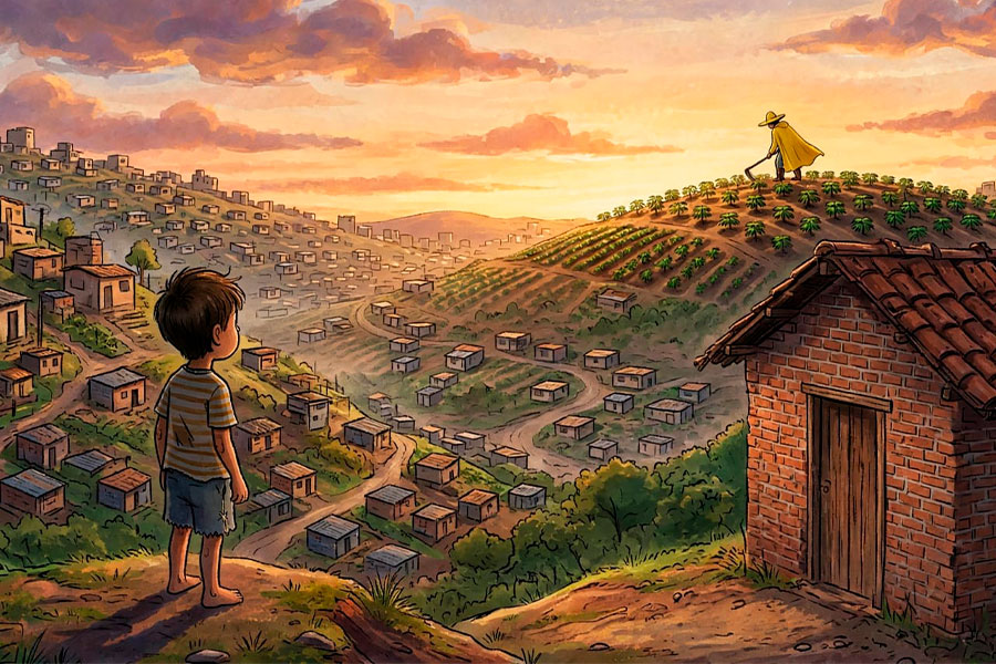 Quando o mundo acabava por detrás dos morros do Panorama e Freitas Junior